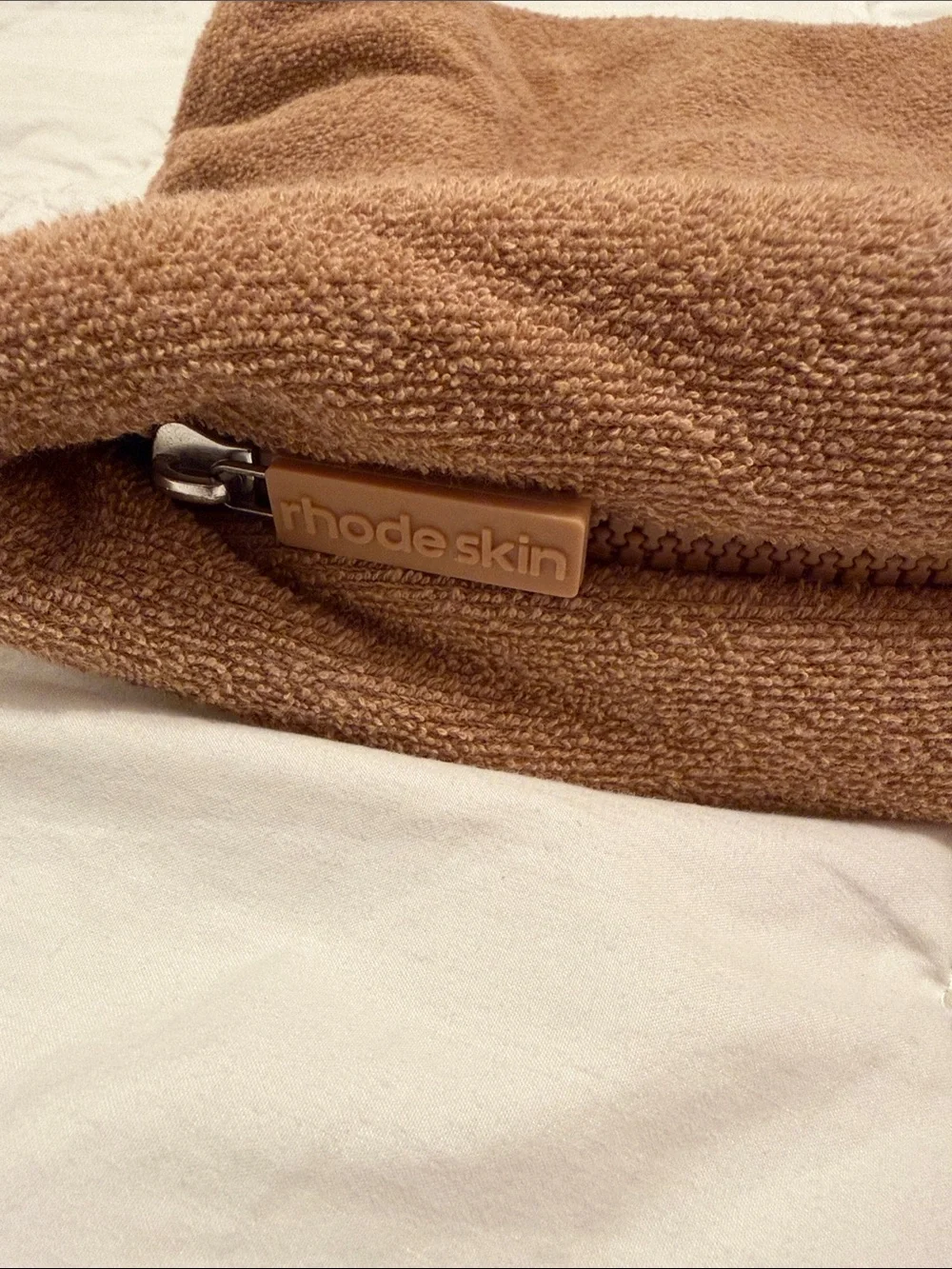 Rhode Terry Toiletry Bag Brown
